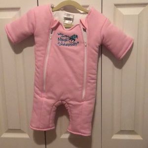 Baby Merlin’s magic sleepsuit- pink size small